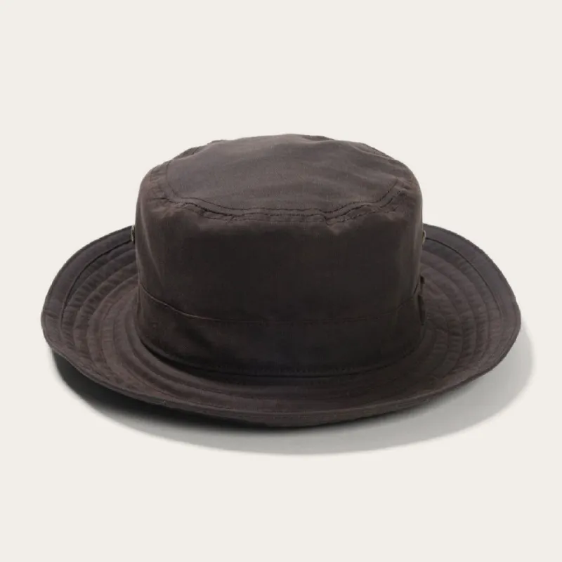 Waxed Cotton Bucket Hat sold by Stetson