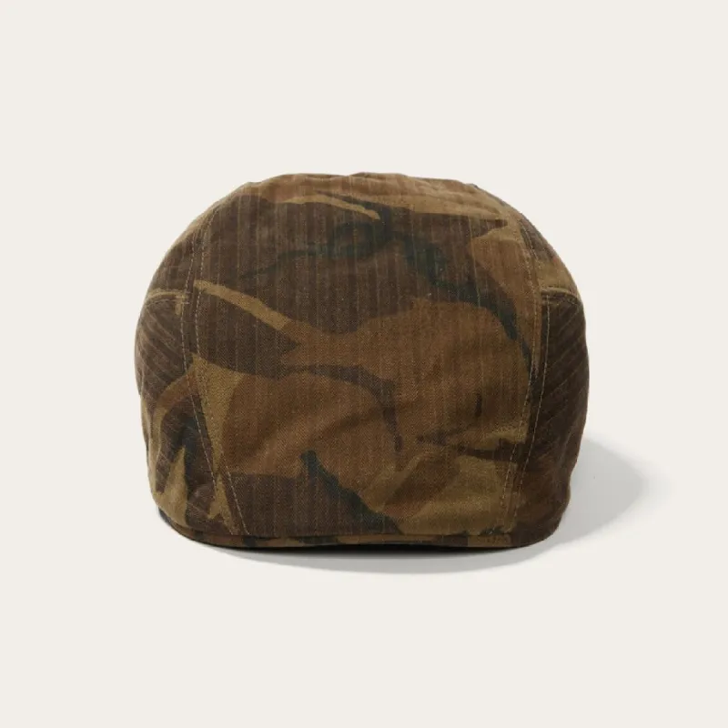 Waxed Cotton Camouflage Ivy Cap sold by Stetson