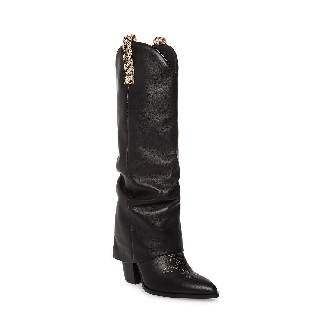 LASSY BLACK LEATHER sold by Steve Madden product image thumbnail 2