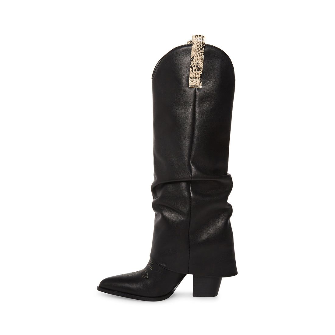 LASSY BLACK LEATHER sold by Steve Madden product image thumbnail 3