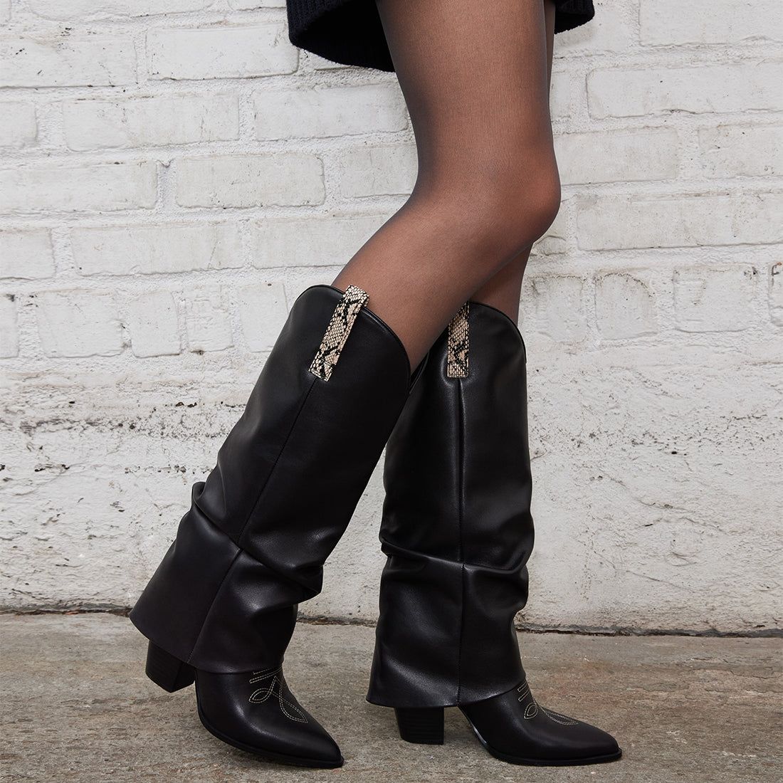 LASSY BLACK LEATHER sold by Steve Madden product image thumbnail 6