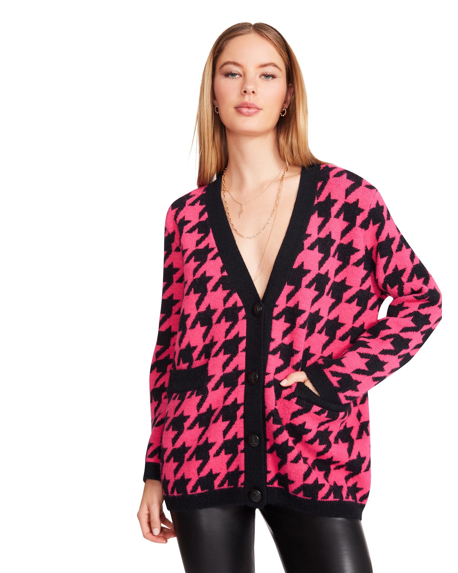 MARINA CARDIGAN HOT PINK sold by Steve Madden product image thumbnail 3