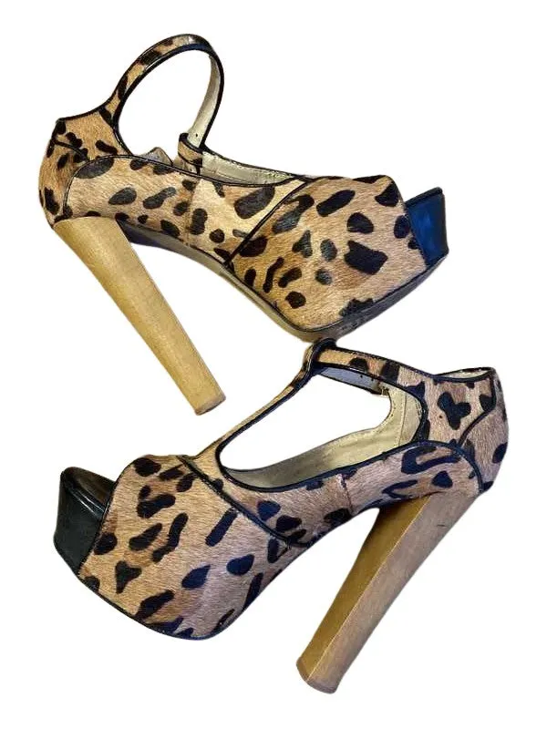 LEOPARD PLATFORM HEELS - SM REBOOTED sold by Steve Madden