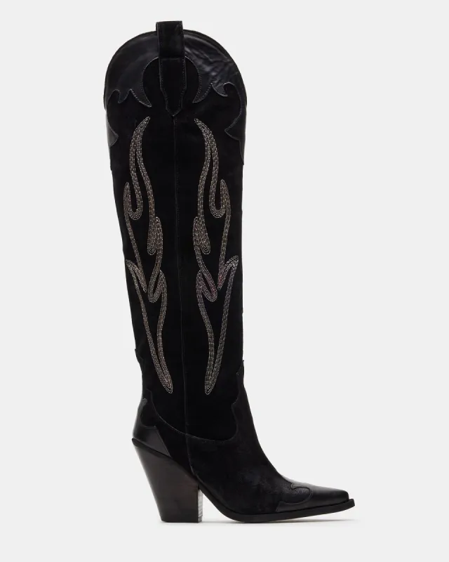 IGNITE BLACK SUEDE sold by Steve Madden