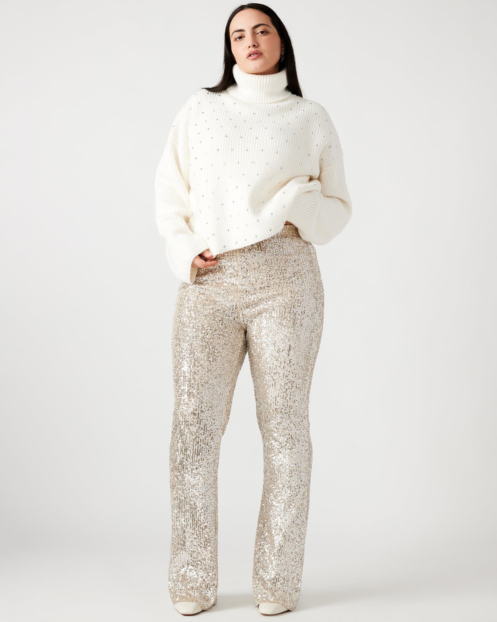 CITRINA SEQUIN PANT SILVER sold by Steve Madden product image thumbnail 2