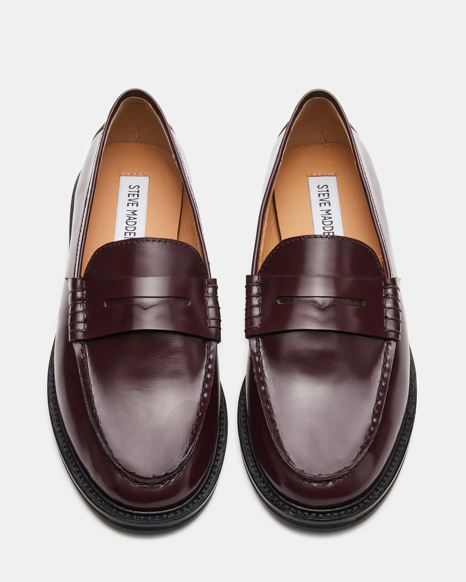MADISON BURGUNDY BOX LEATHER sold by Steve Madden product image thumbnail 5