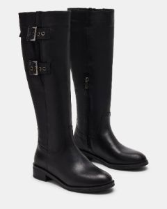 JAYMES BLACK LEATHER sold by Steve Madden
