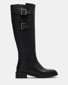JAYMES BLACK LEATHER sold by Steve Madden
