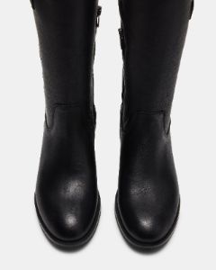JAYMES BLACK LEATHER sold by Steve Madden