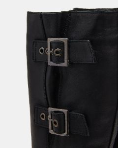 JAYMES BLACK LEATHER sold by Steve Madden