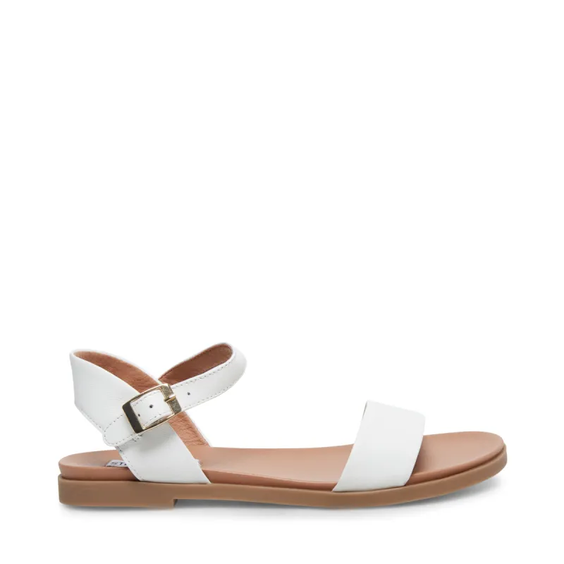 DINA WHITE LEATHER - SM REBOOTED sold by Steve Madden