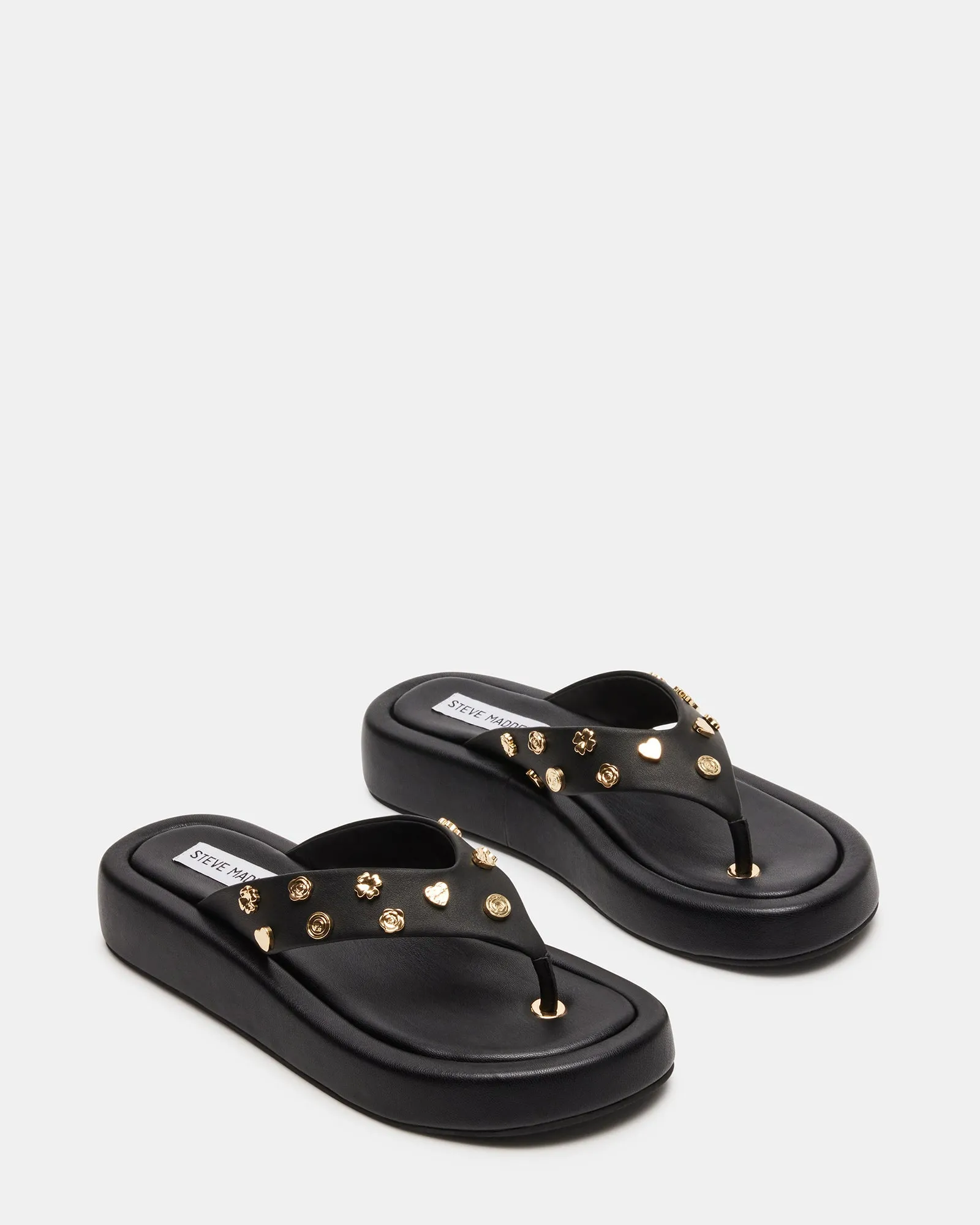 KYLEN CHARMS BLACK LEATHER sold by Steve Madden product image thumbnail 3