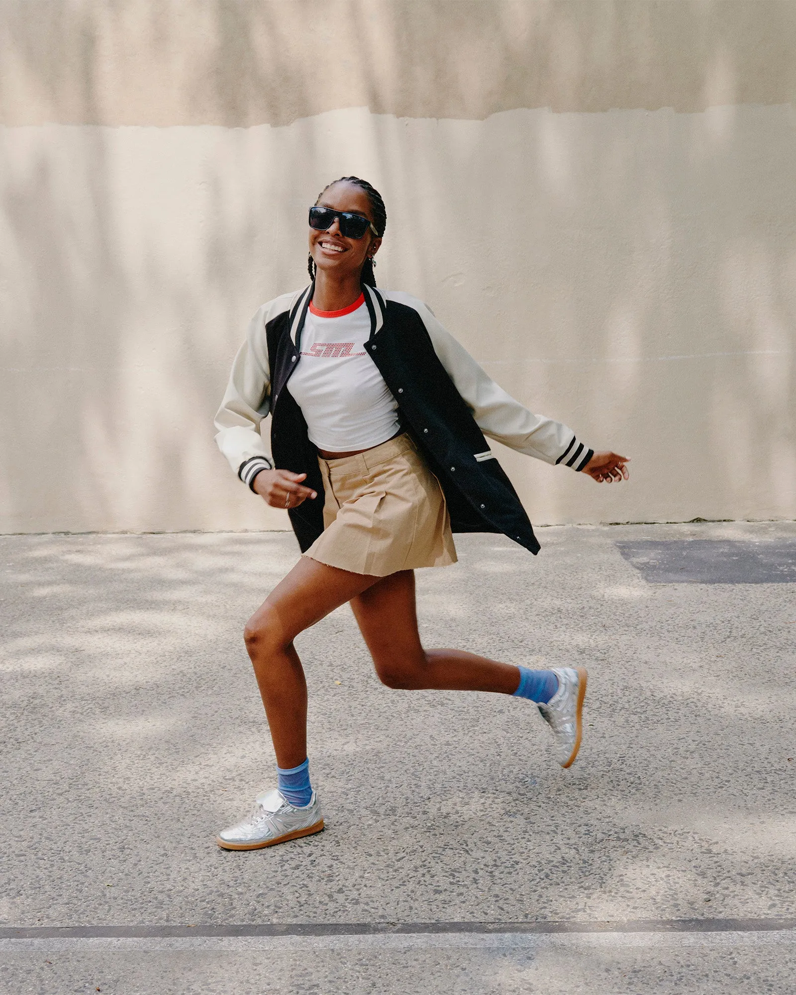 MAERON SKORT TAUPE sold by Steve Madden product image thumbnail 5