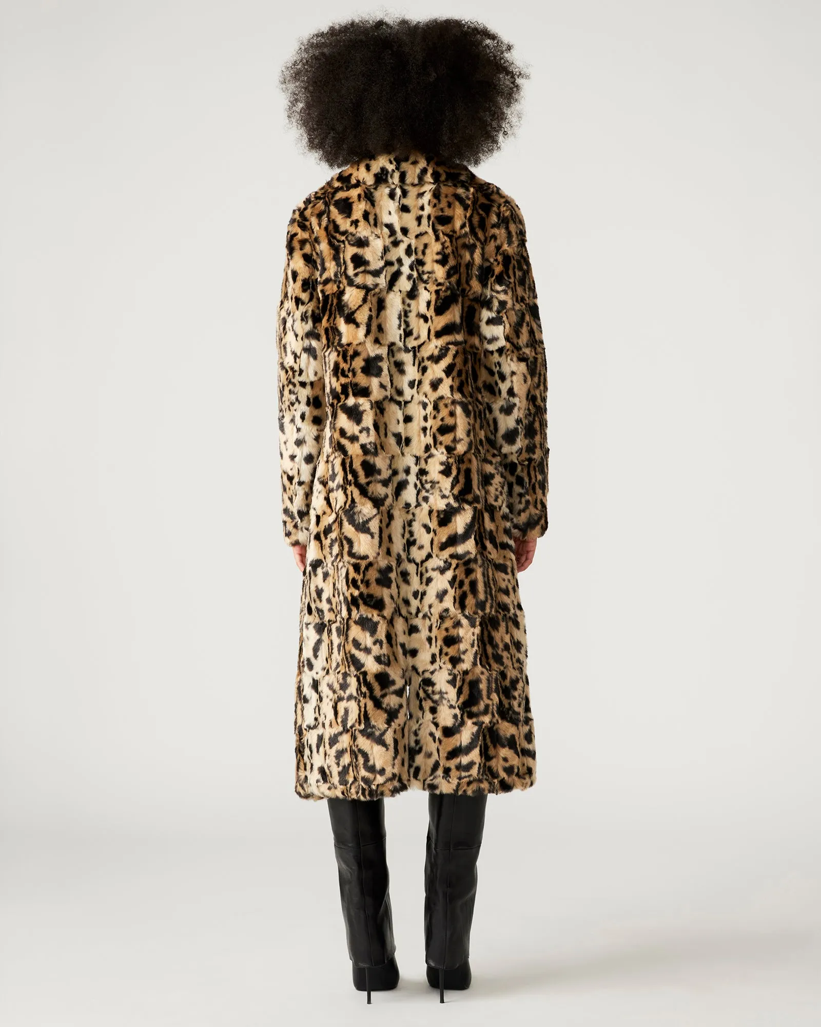 LONG SONG COAT LEOPARD sold by Steve Madden product image thumbnail 4