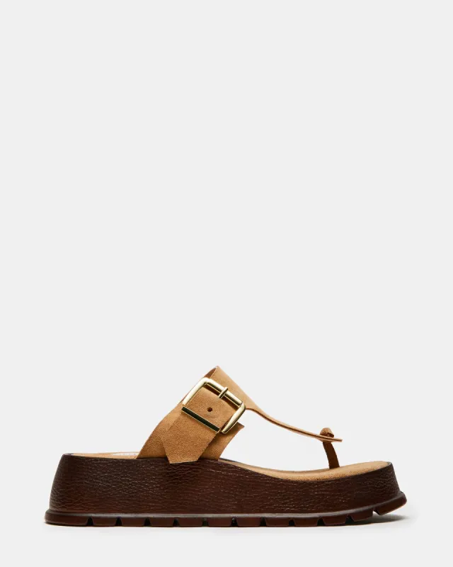 DOCKER TAN SUEDE sold by Steve Madden