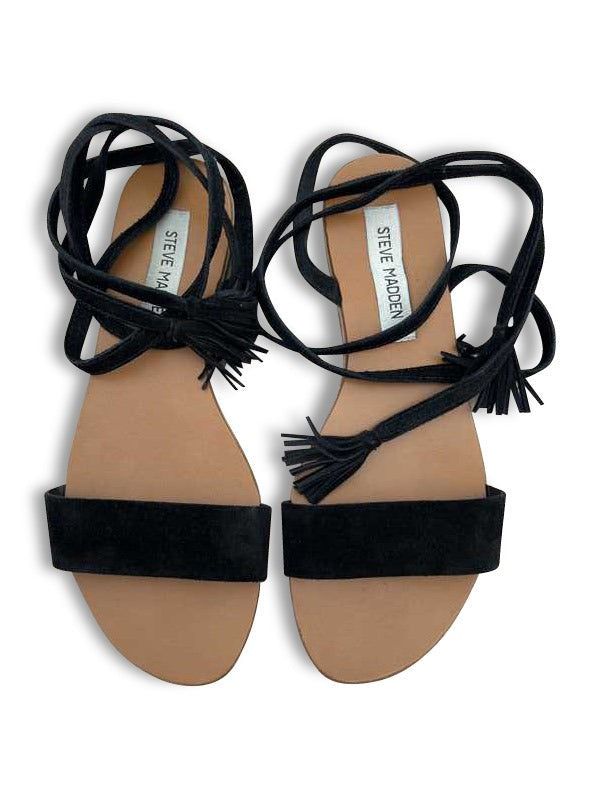 KAPRI WRAP AROUND LACE SANDAL - SM REBOOTED sold by Steve Madden