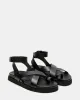 MIRA BLACK LEATHER sold by Steve Madden