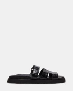 MAYVEN BLACK CROCODILE sold by Steve Madden