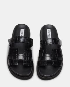 MAYVEN BLACK CROCODILE sold by Steve Madden