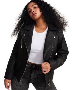 JULIA JACKET BLACK sold by Steve Madden