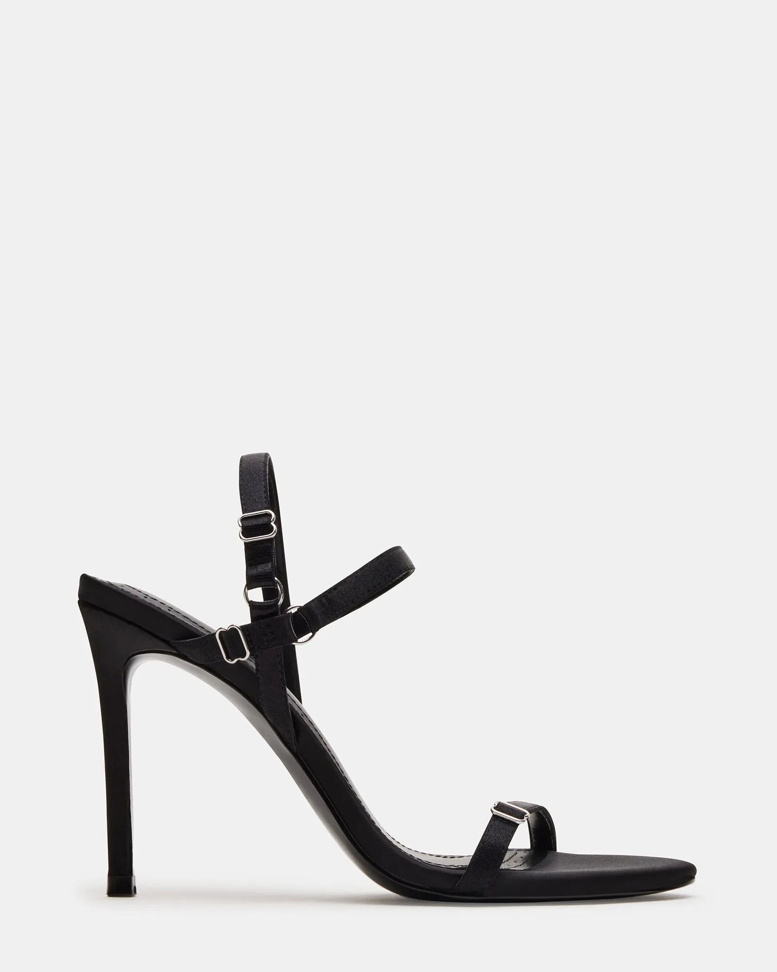 TANA BLACK SATIN sold by Steve Madden
