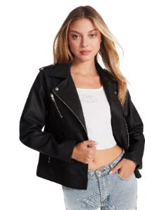 JULIA JACKET BLACK sold by Steve Madden