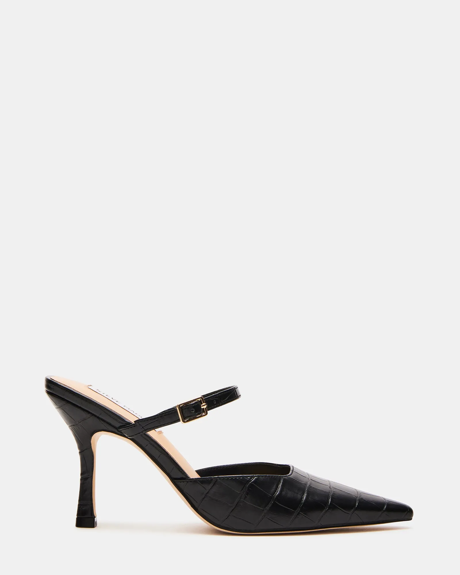 BRECKI BLACK CROCODILE sold by Steve Madden