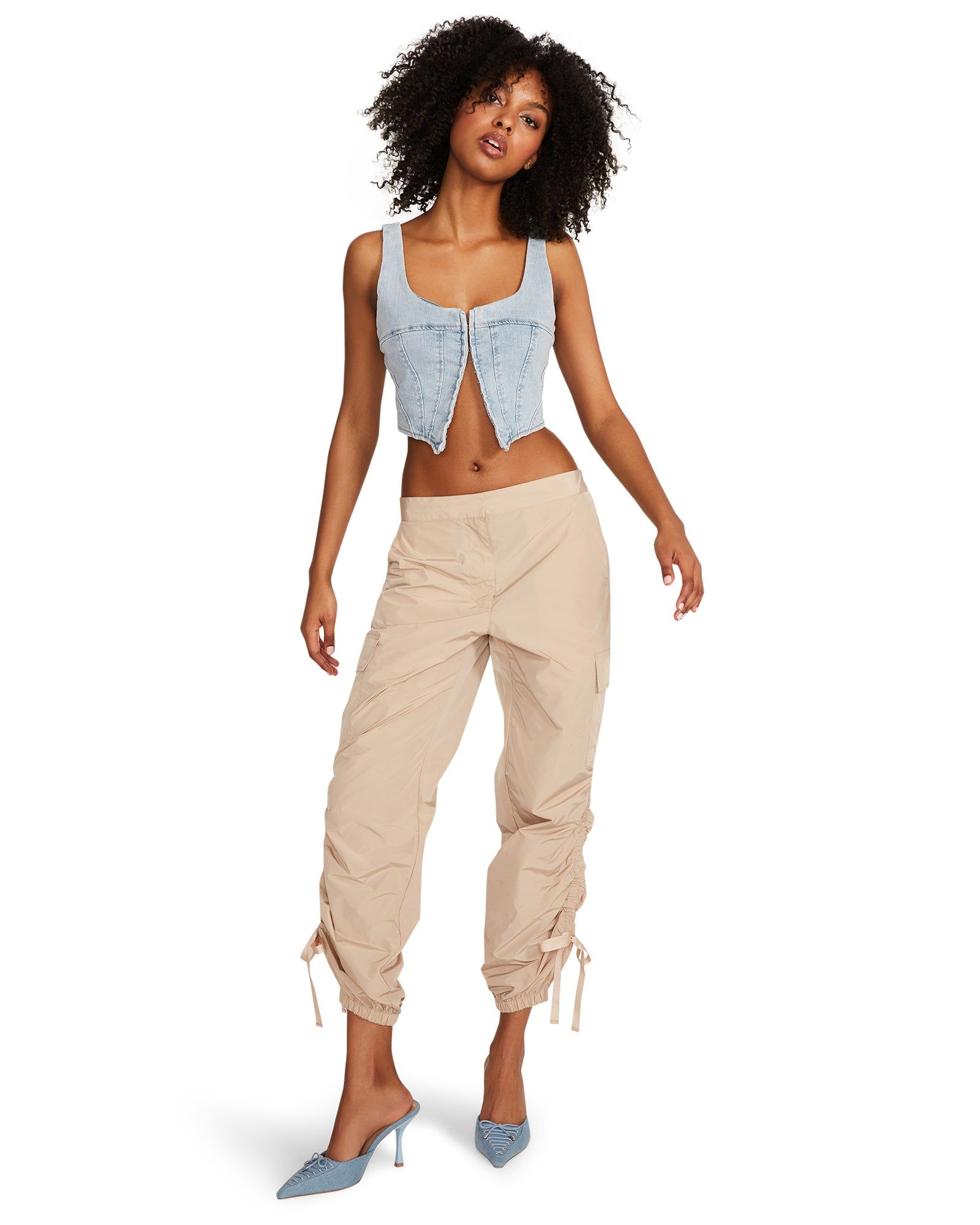 HALLY PANT KHAKI sold by Steve Madden product image thumbnail 2