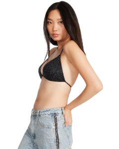 RHINESTONE BIKINI TOP BLACK BLACK sold by Steve Madden