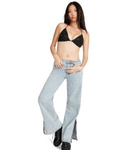 RHINESTONE BIKINI TOP BLACK BLACK sold by Steve Madden