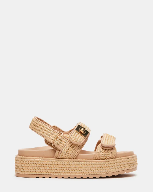 BIGMONA NATURAL RAFFIA - SM REBOOTED sold by Steve Madden