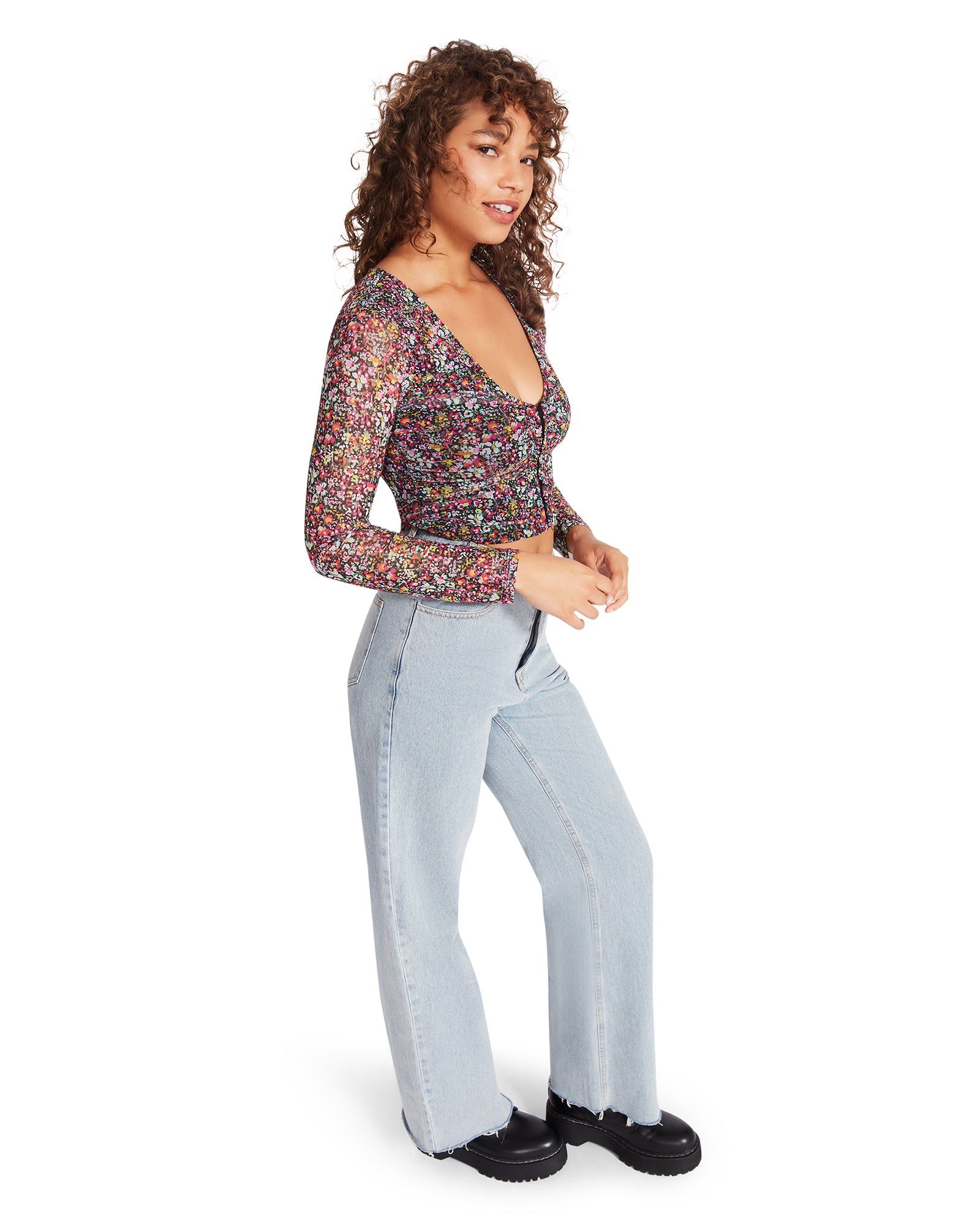 LUNA FLORAL TOP PINK sold by Steve Madden product image thumbnail 2