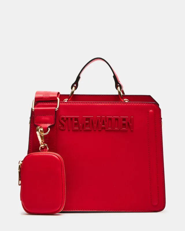 Steve Madden ☆ Evelyn Bag Classic ☆ ワインカラー EVELYN BAG BURGUNDY RHINESTONES | Parallel