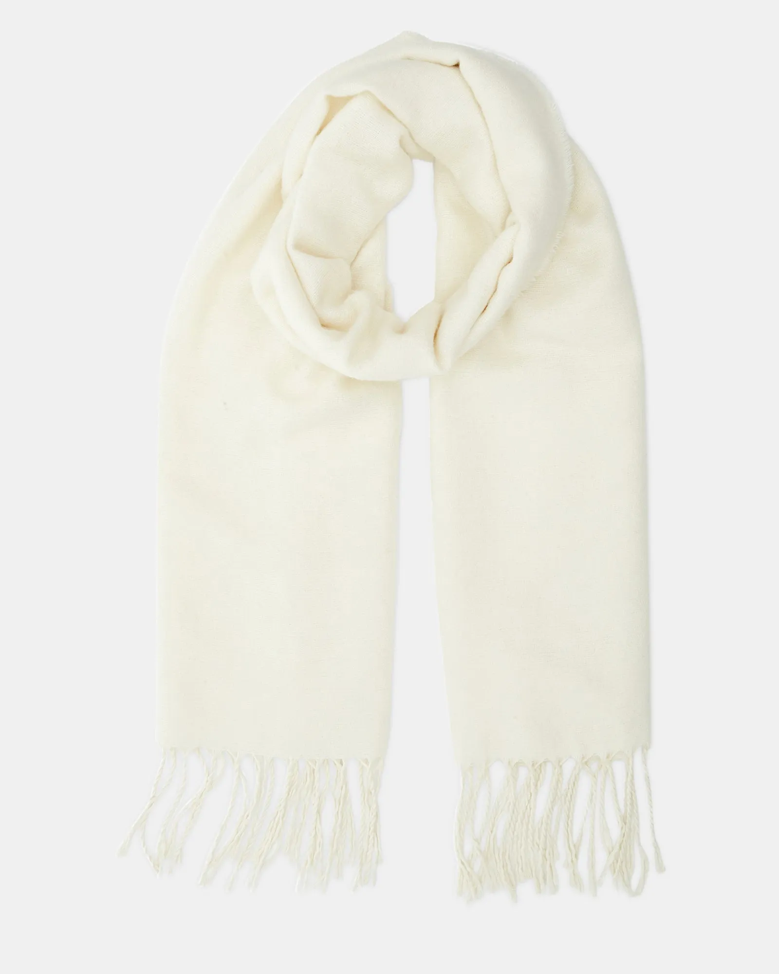 SOLID SCARF IVORY sold by Steve Madden
