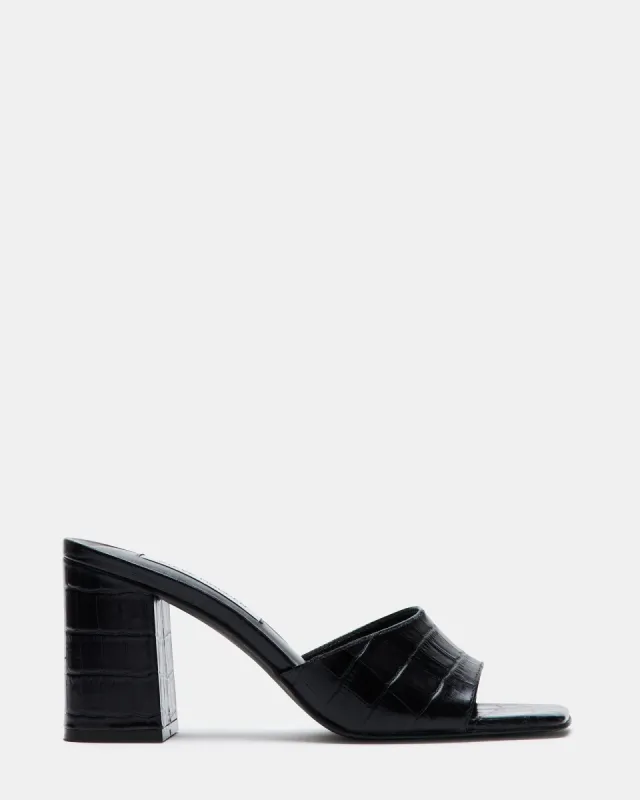 ALAYA BLACK CROCODILE sold by Steve Madden