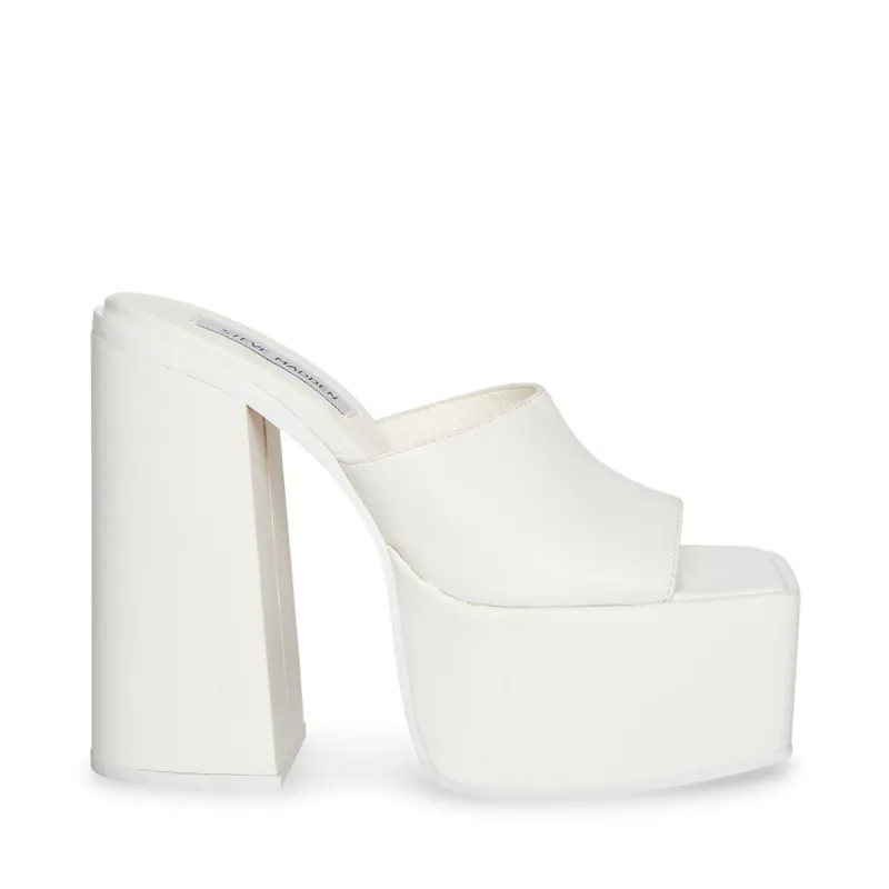 TRIXIE WHITE LEATHER - SM REBOOTED sold by Steve Madden