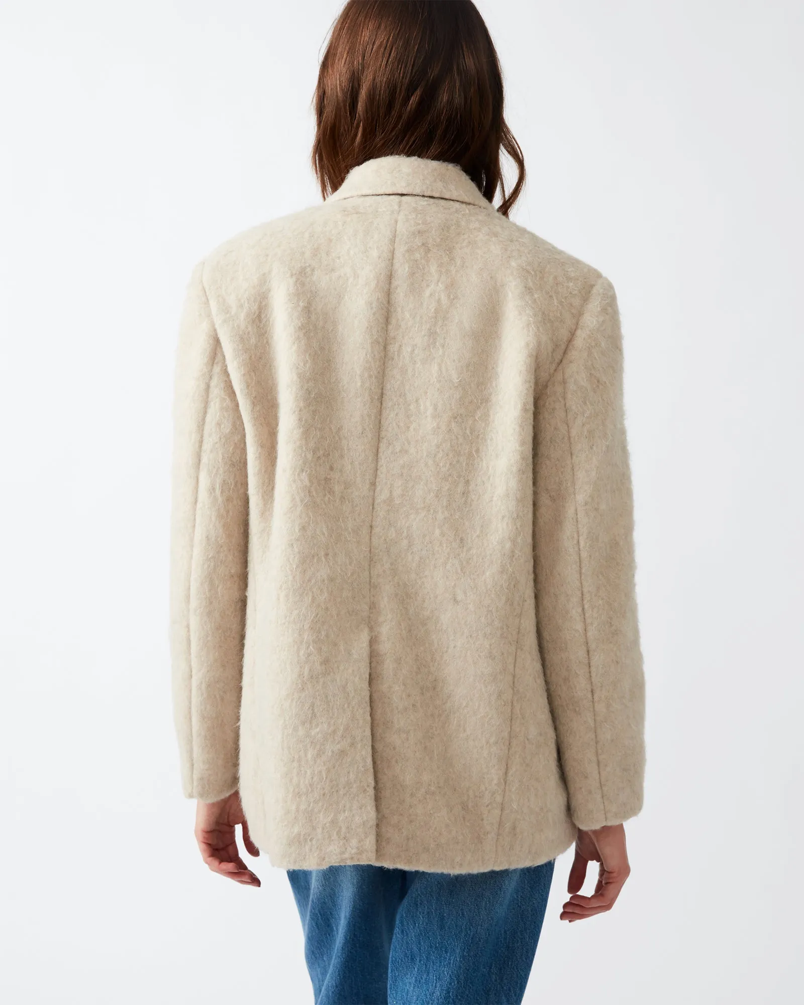 NANA BLAZER COAT BEIGE sold by Steve Madden product image thumbnail 3