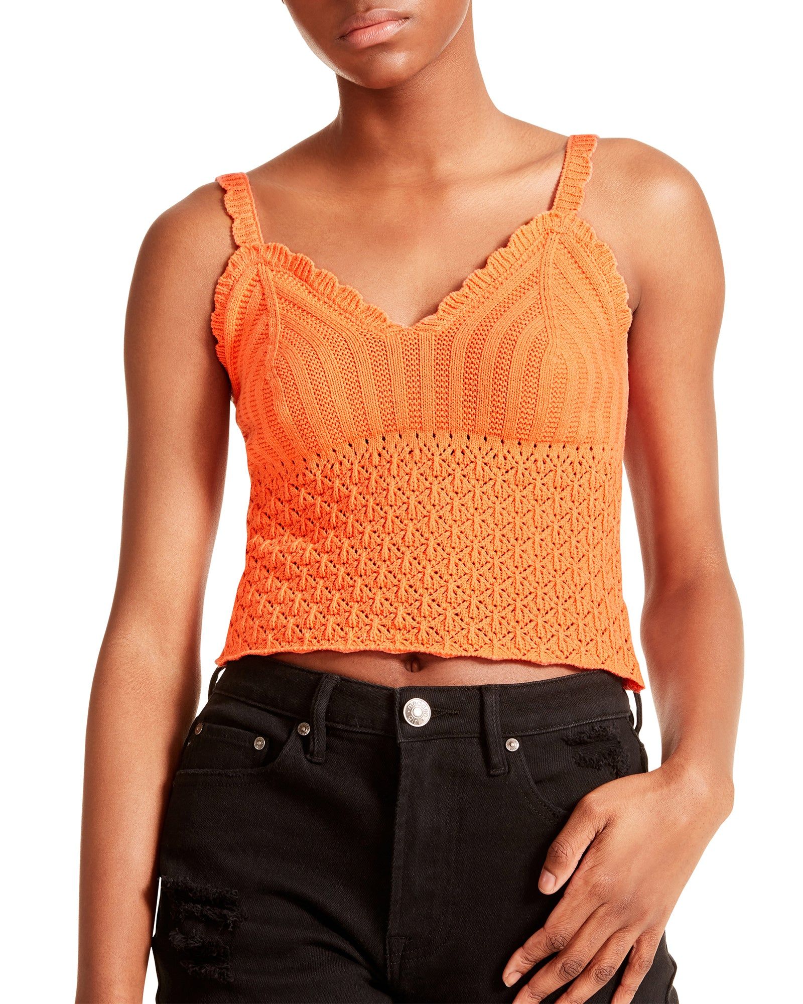 CROCHET CAMI CORAL sold by Steve Madden