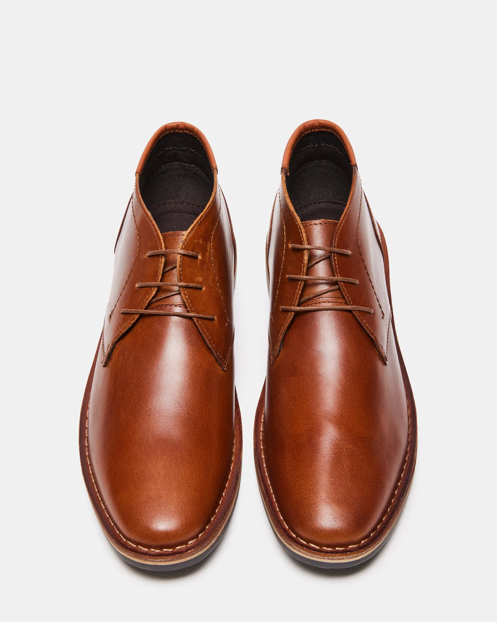 HARKEN WIDE COGNAC LEATHER sold by Steve Madden product image thumbnail 4