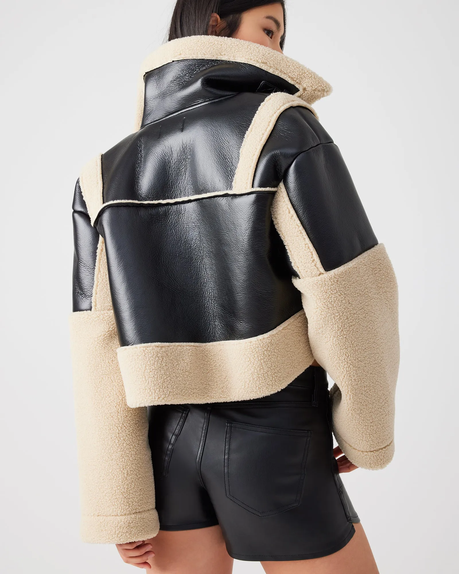 ALAINA COAT BLACK sold by Steve Madden product image thumbnail 5