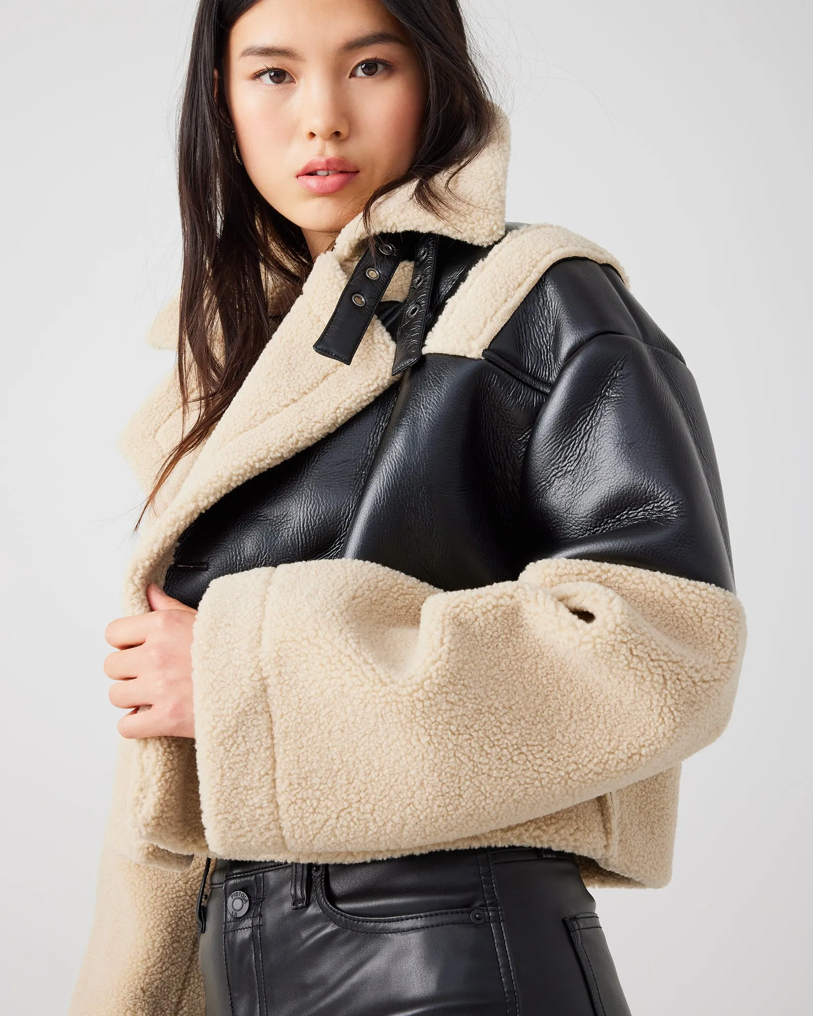ALAINA COAT BLACK sold by Steve Madden product image thumbnail 4