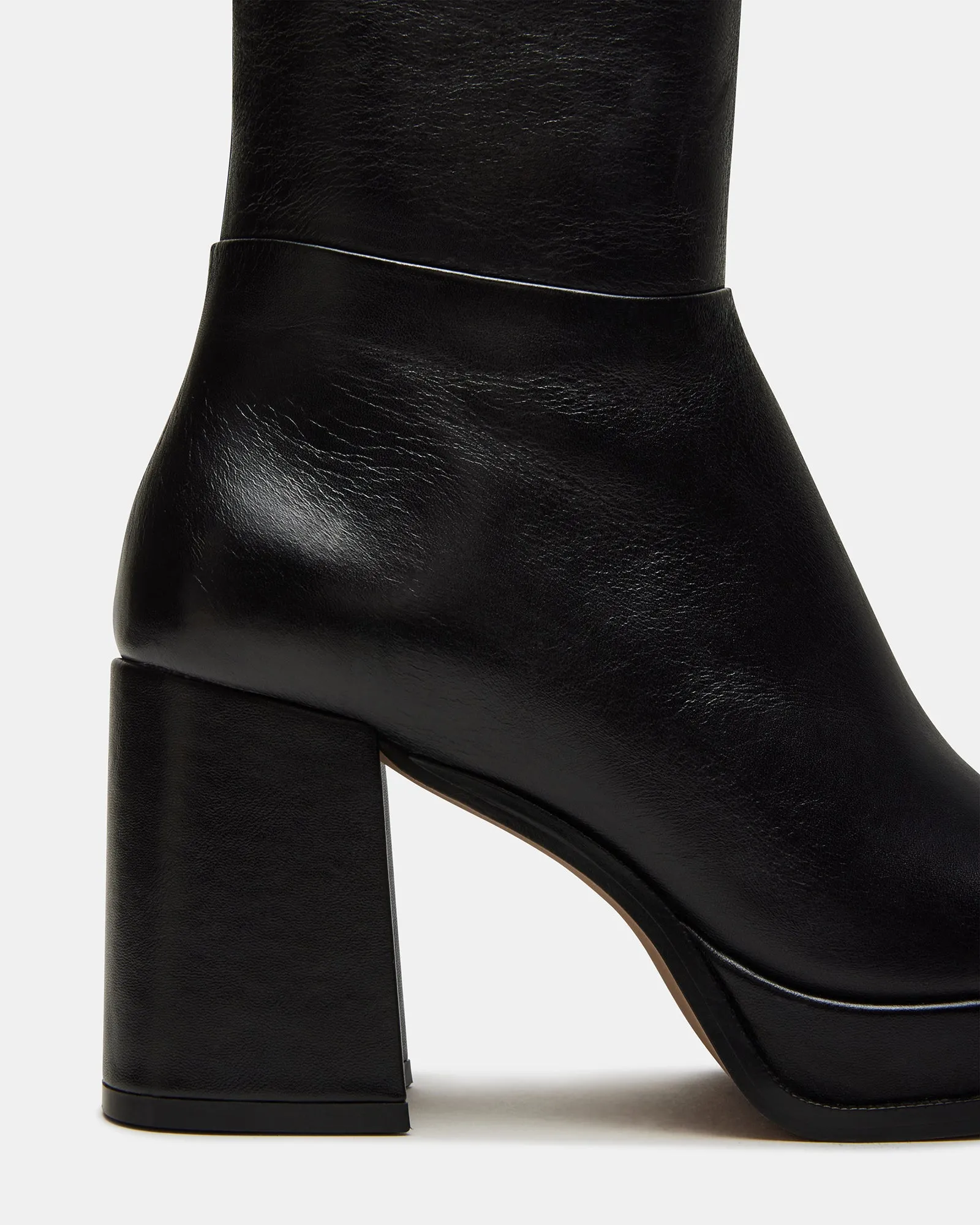 MYSTERY BLACK LEATHER sold by Steve Madden product image thumbnail 4