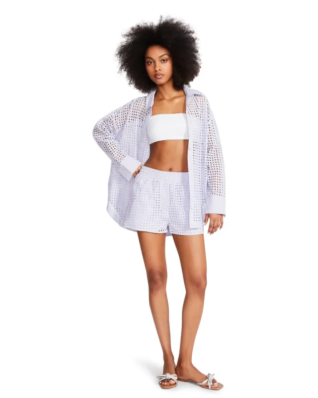 GLENNON SHORT PURPLE sold by Steve Madden