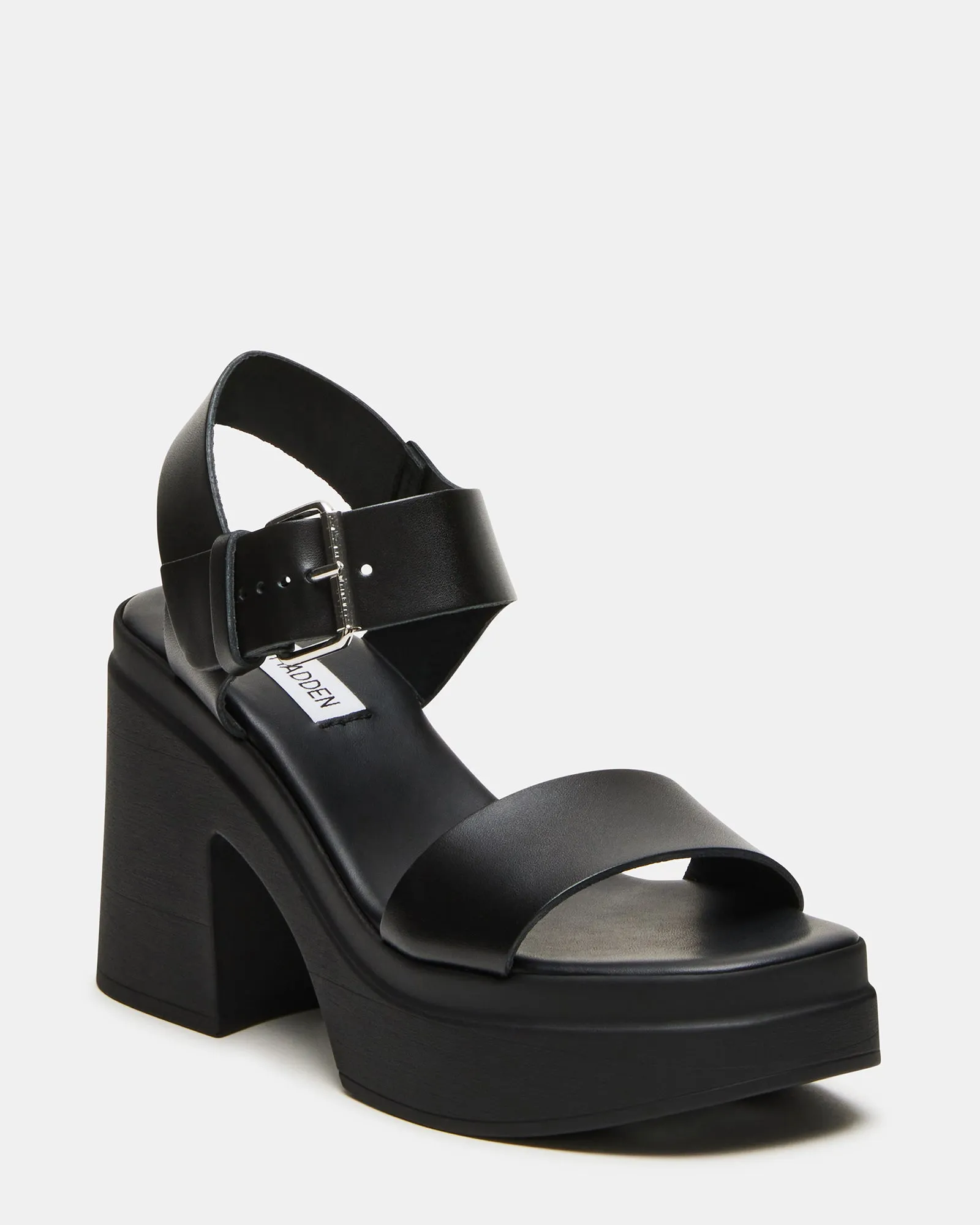 LIORA BLACK LEATHER sold by Steve Madden product image thumbnail 2