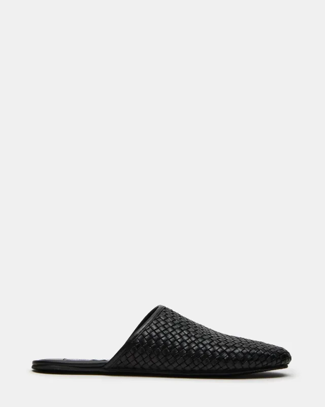 SALLIE BLACK LEATHER sold by Steve Madden