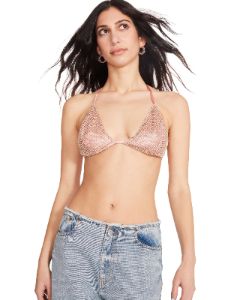 RHINESTONE BIKINI TOP PINK sold by Steve Madden