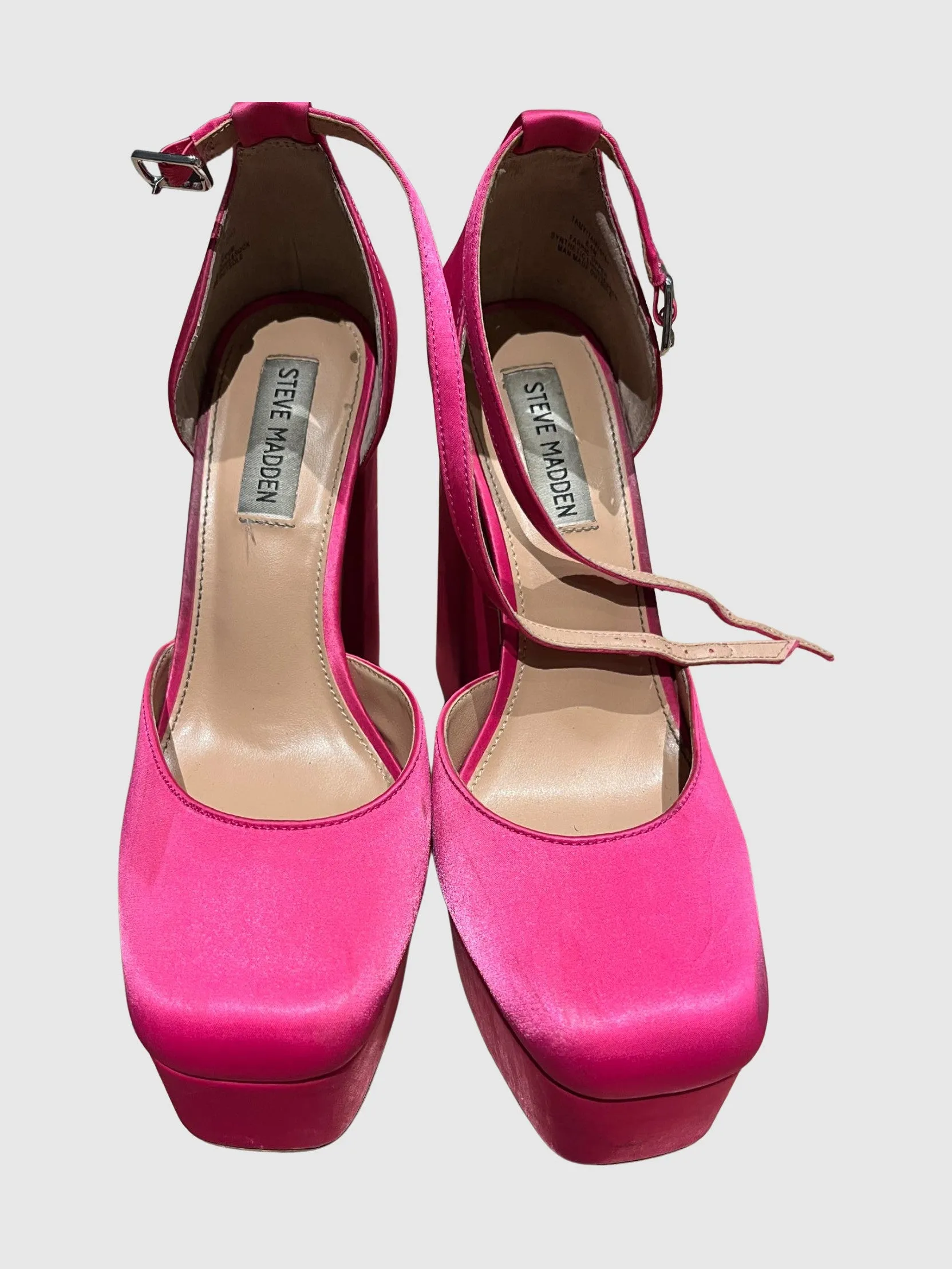 AGATA Satin Platform Pump - SM REBOOTED sold by Steve Madden