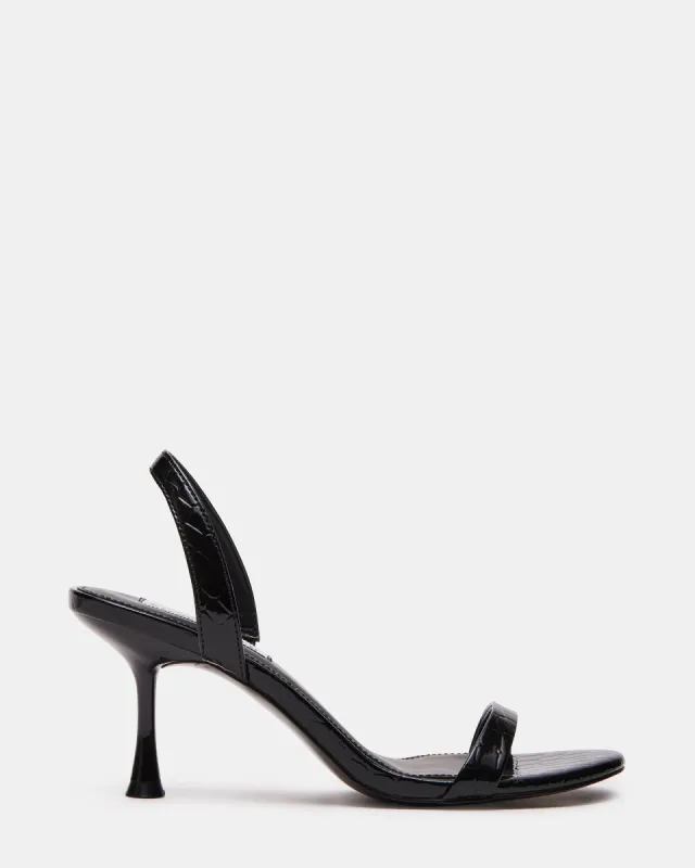 ELMA BLACK CROCODILE sold by Steve Madden