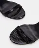 ELMA BLACK CROCODILE sold by Steve Madden