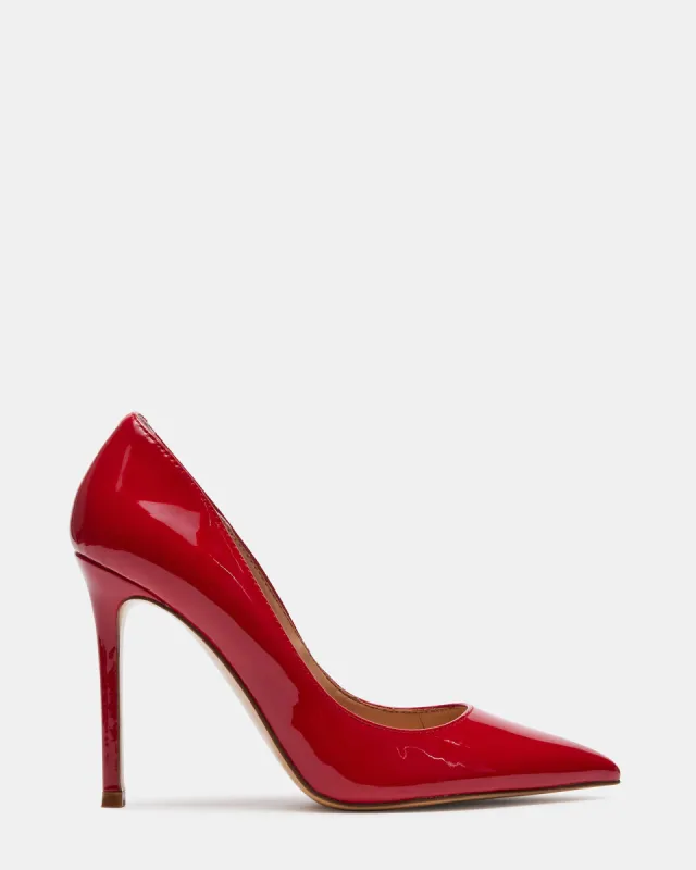 EVELYN RED PATENT sold by Steve Madden
